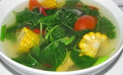 Resep Sayur Bayam Bening Jagung Praktis