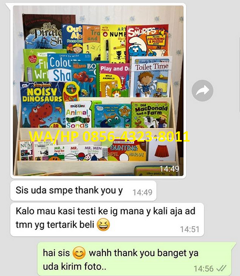 jual rak buku anak tk